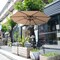 Villacera 9-Foot LED Outdoor Patio Umbrella, Beige 83-OUT5420 - alternate 1